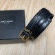 2025SS ベルト YSL イヴ サンローラン ラグジュアリーとカジュアルを兼ね備えた一品