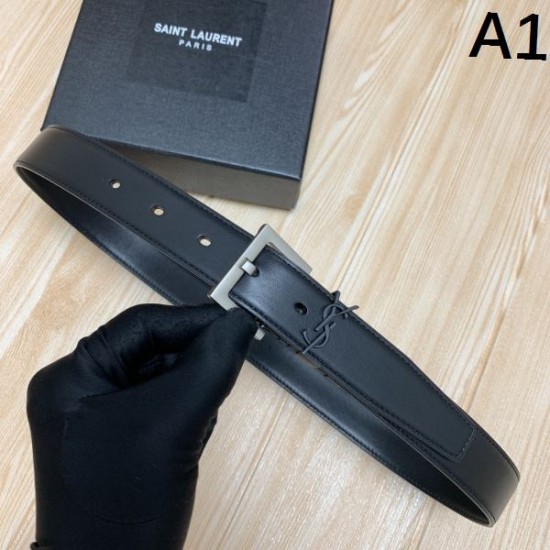 2025SS ベルト YSL イヴ サンローラン 高級感とシンプルさが調和した究極のデザイン