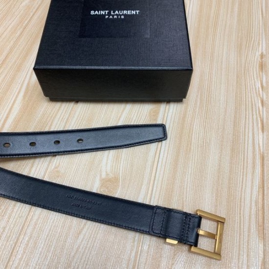 2025SS ベルト YSL イヴ サンローラン 高級感とシンプルさが調和した究極のデザイン