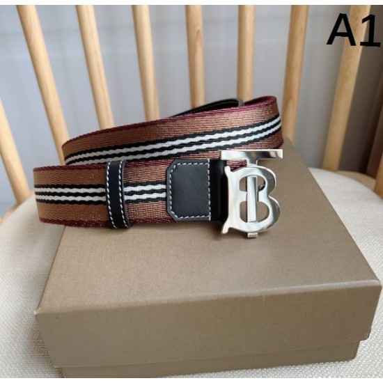 2025SS ベルト BURBERRY バーバリー ブランド象徴のチェックで魅力アップ