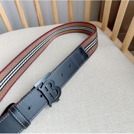 2025SS ベルト BURBERRY バーバリー ブランド象徴のチェックで魅力アップ