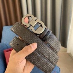 2025SS ベルト FERRAGAMO サルヴァトーレ フェラガモ 伝統技術が光る上品レザーベルト