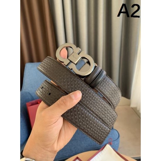 2025SS ベルト FERRAGAMO サルヴァトーレ フェラガモ 伝統技術が光る上品レザーベルト