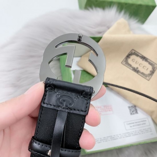 2025SS ベルト GUCCI グッチ 上品なシンプルデザインで大人の魅力UP