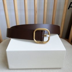 2025SS ベルト LOEWE ロエベ 洗練されたミニマルデザインで魅せるベルト