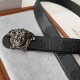 2025SS ベルト VERSACE ヴェルサーチェ ゴールドアクセントが映える高級ベルト