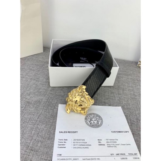 2025SS ベルト VERSACE ヴェルサーチェ グラマラスな魅力を放つ主役級ベルト