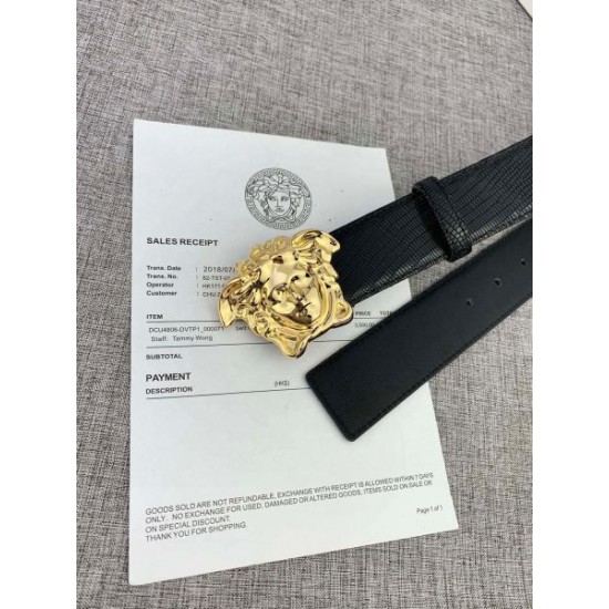 2025SS ベルト VERSACE ヴェルサーチェ グラマラスな魅力を放つ主役級ベルト