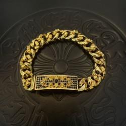 2025SS ブレスレット CHROME HEARTS クロムハーツ 重厚感ある個性派ブレスレット