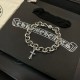 2025SS ブレスレット CHROME HEARTS クロムハーツ 大胆な彫刻が際立つ逸品