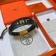 2025SS ブレスレット HERMES エルメス 極上のレザー感が光る逸品
