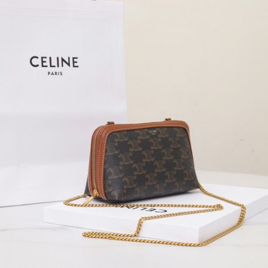 CELINE セリーヌ 2025FW 新作 高品質ショルダーバッグ 人気モデル 通勤通学に最適
