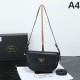 PRADA プラダ 2025FW 新作 大容量ショルダーバッグ 高級感漂う 通勤通学に最適