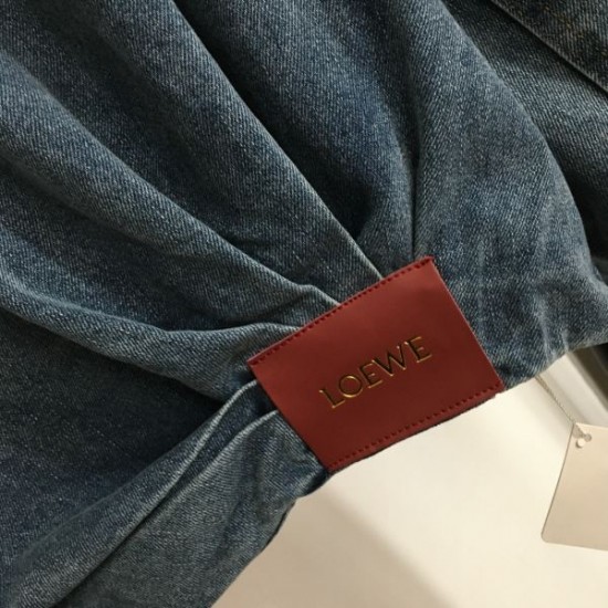 2025FW デニムジャケット LOEWE ロエベ 上品カジュアル 高級感のある仕上がり