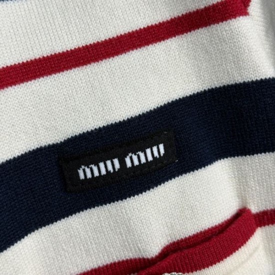 2025FW ニットカーディガン MIU MIU ミュウミュウ 自分らしさを演出 人気秋冬コーデ