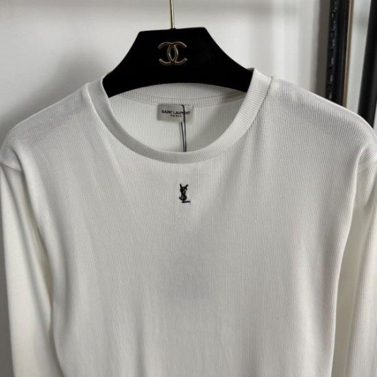 2025FW 長袖Tシャツ YSL イヴサンローラン 限定先行セール 高級感溢れる新作