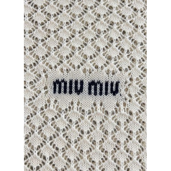 2025SS 半袖 MIU MIU ミュウミュウ 雑誌掲載の大人気春夏アイテム