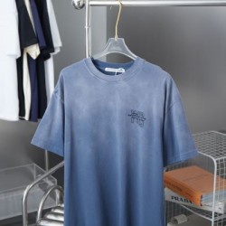 2025SS ALEXANDER WANG アレキサンダーワン 高級ロゴ刺繍 半袖Tシャツ 人気ストリート風カジュアルトップス