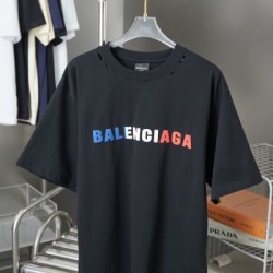 2025SS BALENCIAGA バレンシアガ 新作オーバーサイズ 半袖Tシャツ トレンド感満載ユニセックスデザイン