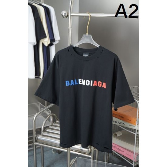 2025SS BALENCIAGA バレンシアガ 新作オーバーサイズ 半袖Tシャツ トレンド感満載ユニセックスデザイン