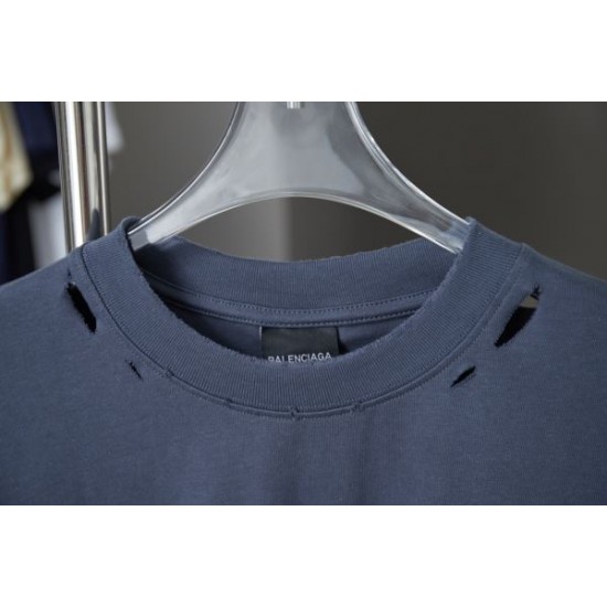 2025SS BALENCIAGA バレンシアガ 新作オーバーサイズ 半袖Tシャツ トレンド感満載ユニセックスデザイン