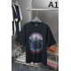 2025SS BALENCIAGA バレンシアガ 芸能人愛用モノクロデザイン 半袖Tシャツ ハイブランド風ストリートスタイル