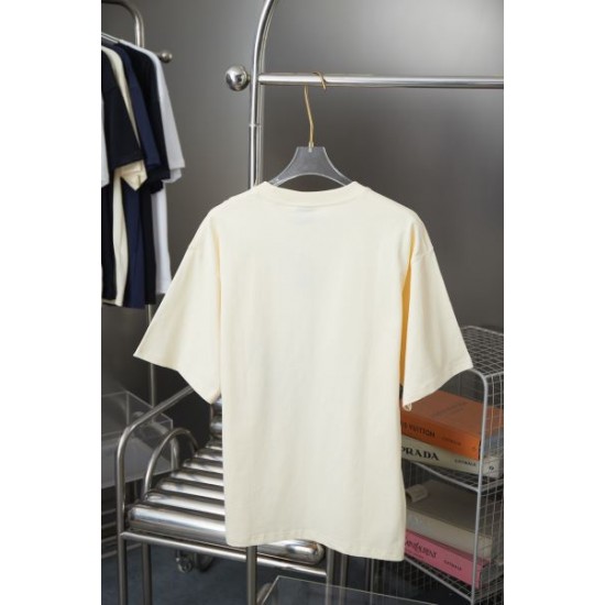 2025SS BALENCIAGA バレンシアガ 芸能人愛用モノクロデザイン 半袖Tシャツ ハイブランド風ストリートスタイル