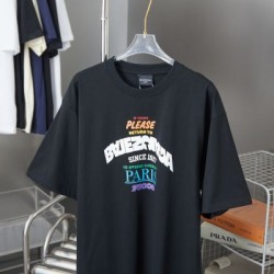 2025SS BALENCIAGA バレンシアガ 韓国風ルーズフィット 半袖Tシャツ カジュアルコーデに最適