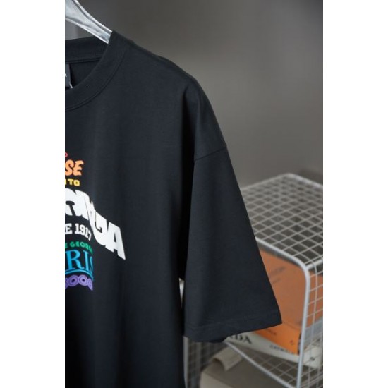 2025SS BALENCIAGA バレンシアガ 韓国風ルーズフィット 半袖Tシャツ カジュアルコーデに最適