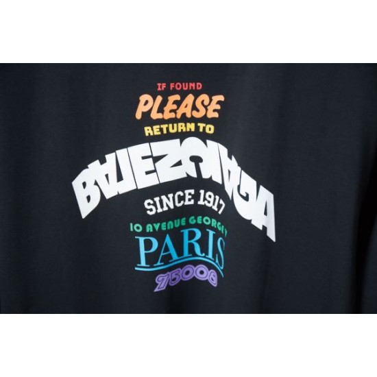 2025SS BALENCIAGA バレンシアガ 韓国風ルーズフィット 半袖Tシャツ カジュアルコーデに最適