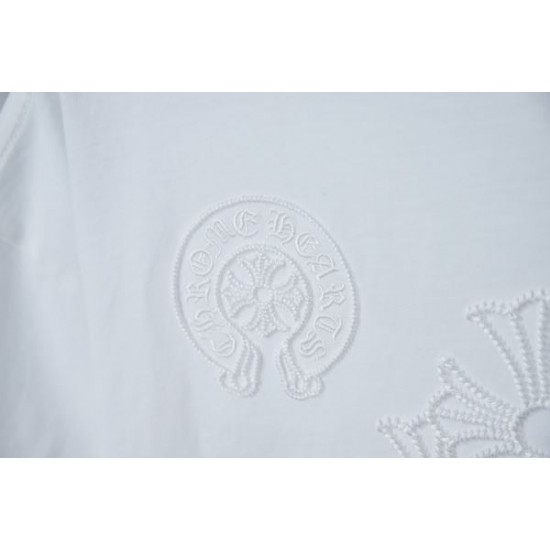 2025SS CHROME HEARTS クロムハーツ クロスロゴプリント 半袖Tシャツ ストリート系メンズ必見