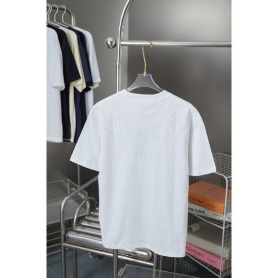 2025SS CHROME HEARTS クロムハーツ 人気シルバー調デザイン 半袖Tシャツ バイカースタイルに最適