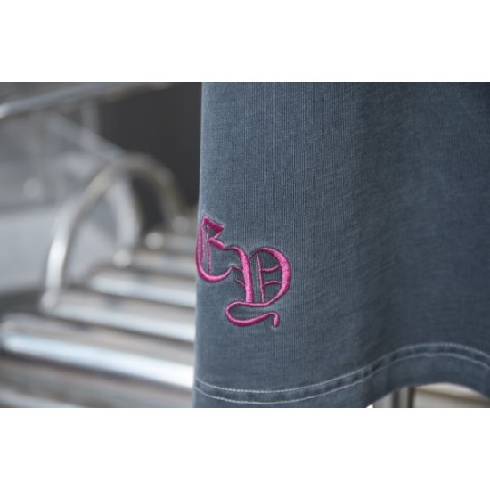 2025SS CHROME HEARTS クロムハーツ トレンドアイコン刺繍 半袖Tシャツ ユニセックスモデル