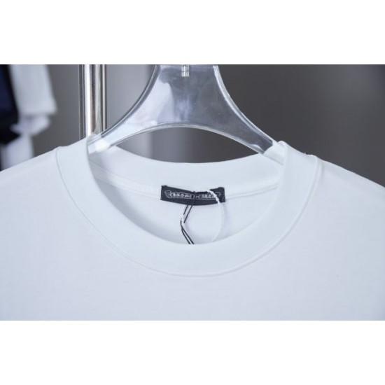 2025SS CHROME HEARTS クロムハーツ モノトーンクロスロゴ 半袖Tシャツ 人気再燃アイテム