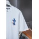 2025SS CHROME HEARTS クロムハーツ モノトーンクロスロゴ 半袖Tシャツ 人気再燃アイテム