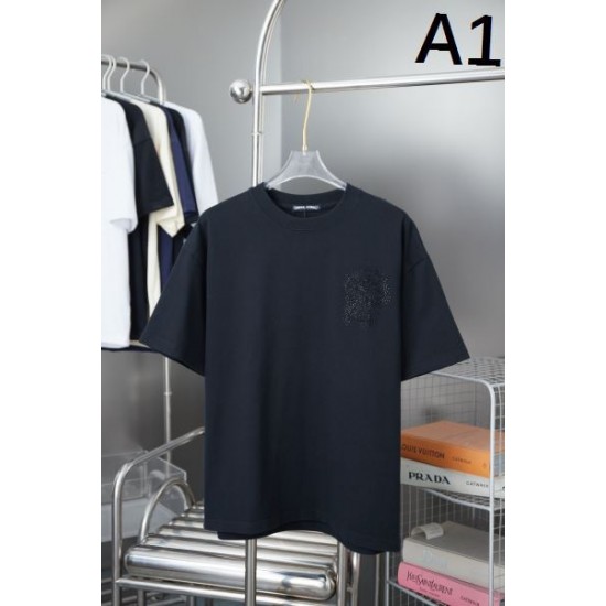 2025SS CHROME HEARTS クロムハーツ 重厚感あるデザイン 半袖Tシャツ 個性派おしゃれにおすすめ