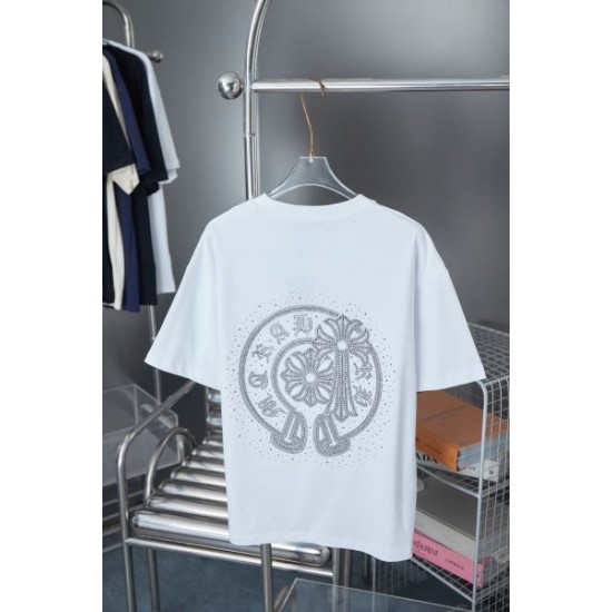 2025SS CHROME HEARTS クロムハーツ LAセレブ風ストリート 半袖Tシャツ トレンドの最前線