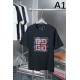 2025SS GIVENCHY ジバンシィ ロゴ刺繍入り 半袖Tシャツ シンプルながら存在感抜群