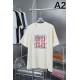 2025SS GIVENCHY ジバンシィ ロゴ刺繍入り 半袖Tシャツ シンプルながら存在感抜群