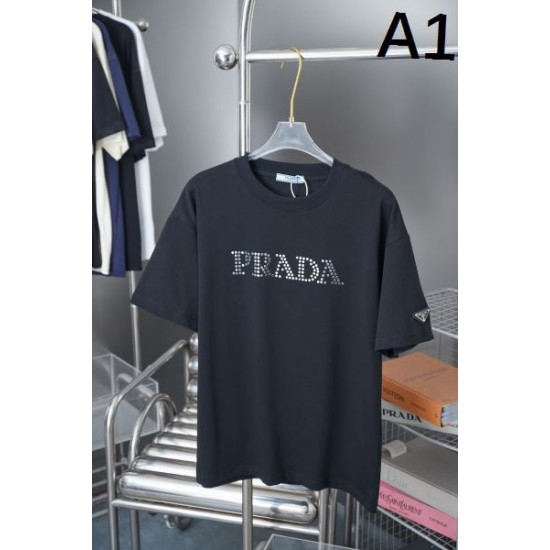2025SS PRADA プラダ シンプルラグジュアリー 半袖Tシャツ 洗練された大人カジュアル