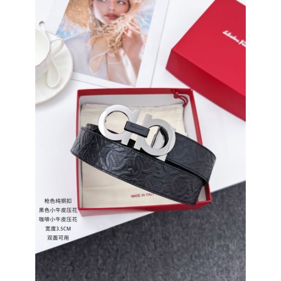 2025FW インパクト ベルト FERRAGAMO サルヴァトーレ フェラガモ インパクト抜群のデザイン 高級復刻