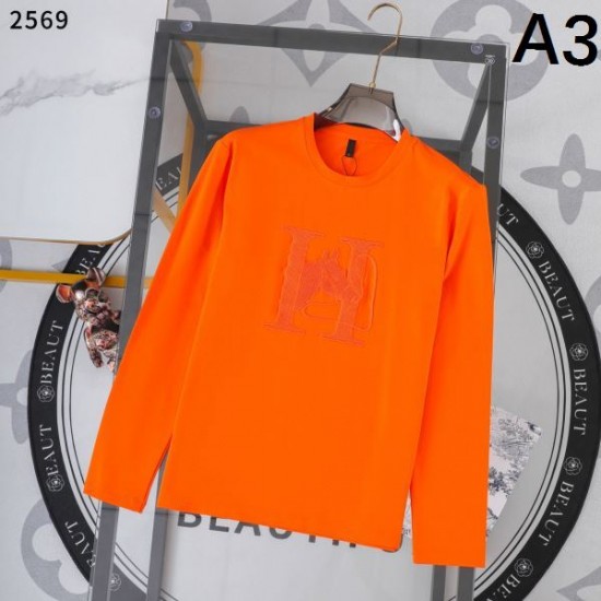2025秋冬 長袖Tシャツ HERMES エルメス 芸能人愛用定番高級ブランド