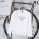 2025秋冬 長袖Tシャツ PRADA プラダ 最新人気秋冬新作セール限定