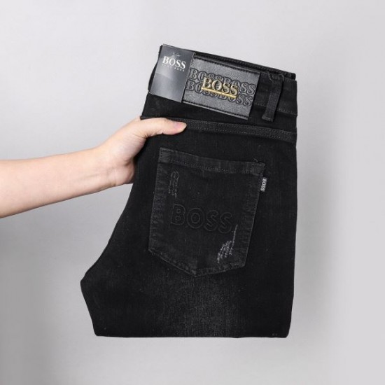 2025秋冬 ジーパン HUGO BOSS ヒューゴボス クールに決まる 人気パンツ
