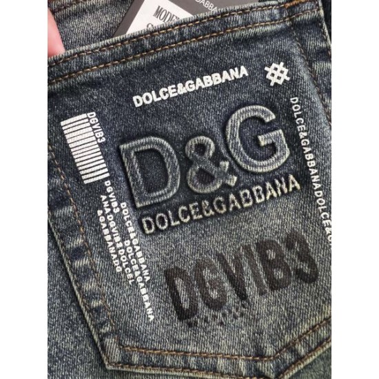 2025秋冬 ジーパン DOLCE＆GABBANA ドルチェ＆ガッバーナ 海外限定レアアイテム