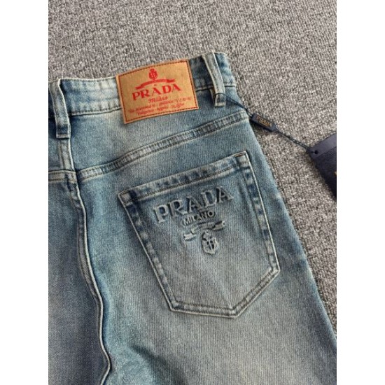 2025秋冬 ジーパン PRADA プラダ 新品入荷 定番人気ブランドパンツ