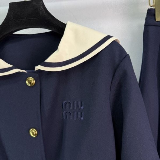 MIU MIU ミュウミュウ セットアップ 2025秋冬新作 ファッション感度抜群の人気モデル
