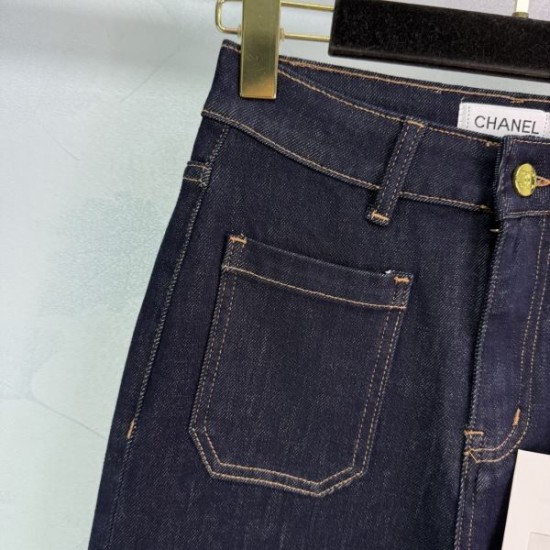 CHANEL シャネル デニムパンツ 2025秋冬新作 愛用者多数の秋冬注目モデル