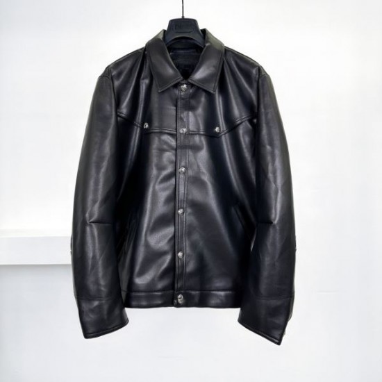 CHROME HEARTS クロムハーツ レザージャケット 2025秋冬 おしゃれ幅広がる新作