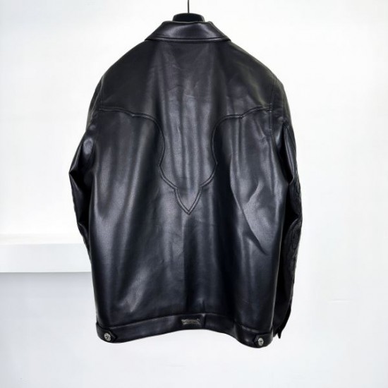 CHROME HEARTS クロムハーツ レザージャケット 2025秋冬 おしゃれ幅広がる新作